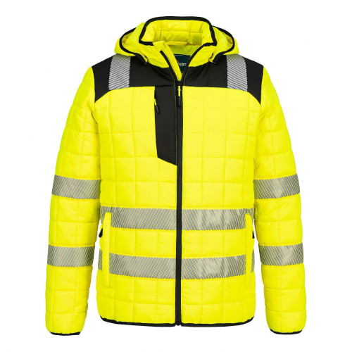 Portwest T165YBR Hybrid Baffle PW3 Hi-Vis Jacket