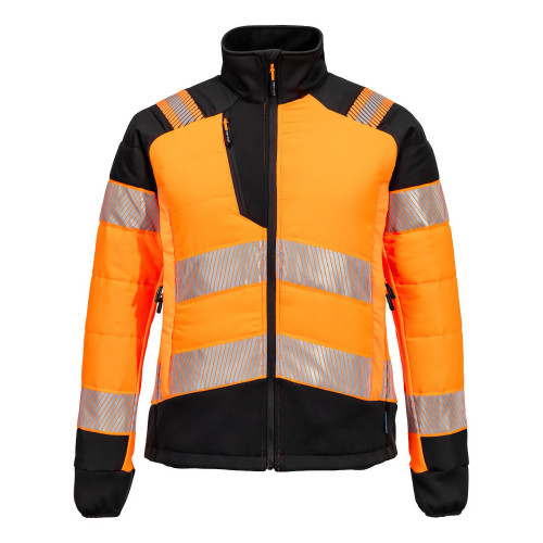 Portwest T171OBR Women's Hybrid Baffle PW3 Hi-Vis Jacket