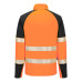 Portwest T172OBR PW3 Hi-Vis sweatshirt with 1/4 zip