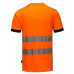 Portwest T181 PW3 Hi-Vis Short Sleeve T-Shirt, Orange/Black
