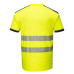 Portwest T181 PW3 Hi-Vis Short Sleeve T-Shirt, Yellow/Navy