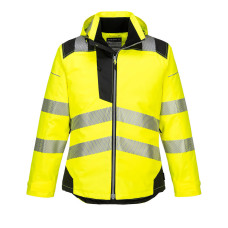 Portwest T400 PW3 Hi-Vis Winter Jacket, Yellow/Black