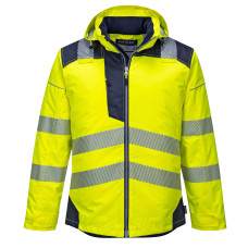 Portwest T400 PW3 Hi-Vis Winter Jacket, Yellow/Navy
