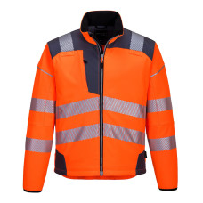 Portwest T402 PW3 Softshell Hi-Vis, Orange/Grey