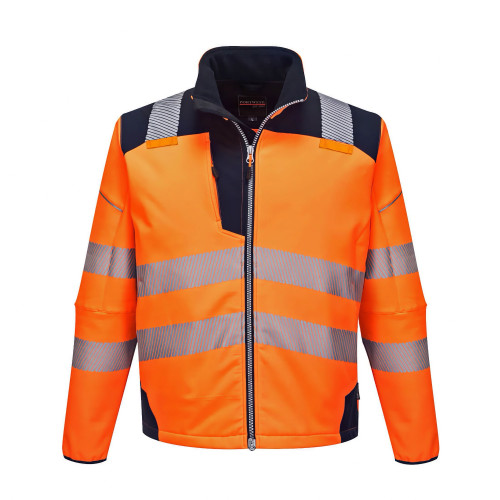 Portwest T402 PW3 Softshell Hi-Vis, Orange/Navy Portwest T402 PW3 Softshell Hi-Vis, Orange/Navy