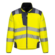 Portwest T402 PW3 Softshell Hi-Vis, Yellow/Grey