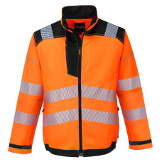 Portwest T500 PW3 Giacca da lavoro Hi-Vis, Arancione/Nero