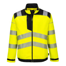 Portwest T500 PW3 Giacca da lavoro Hi-Vis, Giallo/Nero