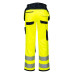 Portwest T501 PW3 Hi-Vis Trousers with Holster Pockets, Yellow/Black