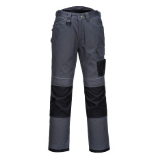 Portwest T601 PW3 Work Trousers, Grey/Black