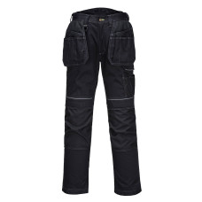 Portwest T602 Holster PW3 Work Trousers, Black