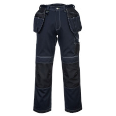 Portwest T602 Holster PW3 Work Trousers, Navy/Black