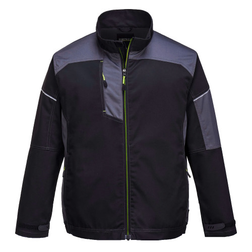 Portwest T603 PW3 Work Jacket, Black/Grey