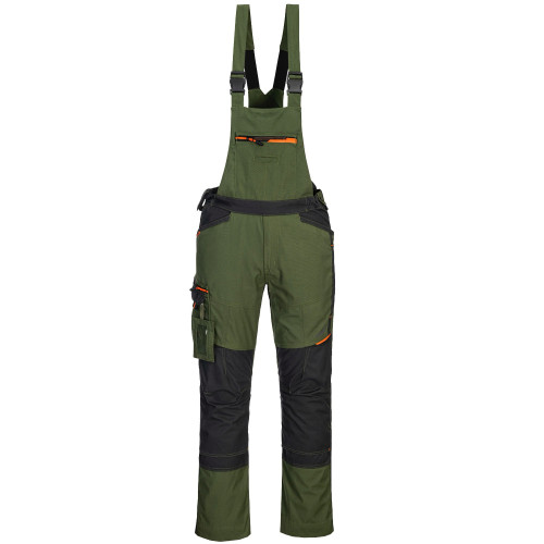 Portwest T704 WX3 Dungarees, Olive Green