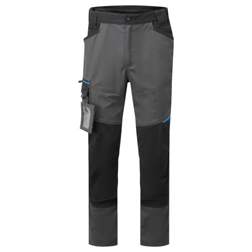 Portwest T718 WX3 Slim Fit Work Trousers, Metallic Grey