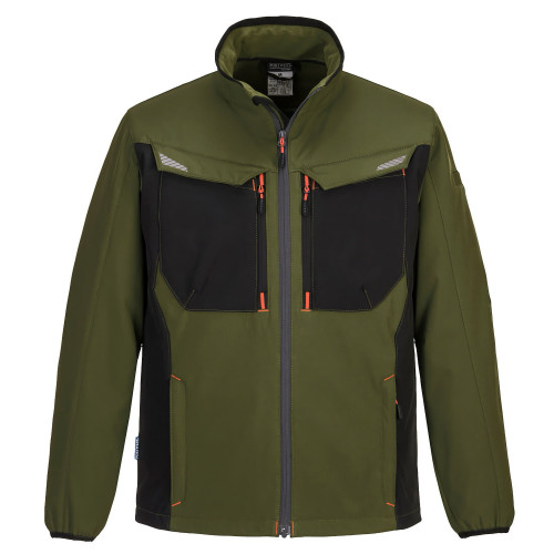 Portwest T750 Giacca softshell WX3, Verde oliva