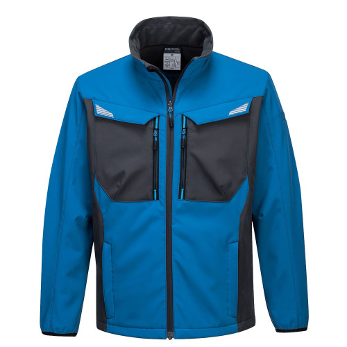 Portwest T750 WX3 Softshell Jacket, Persian Blue