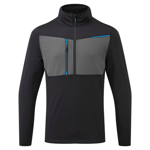Portwest T755 WX3 Half-zip sweatshirt, Black