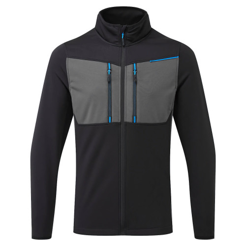 Portwest T756 Full Zip Technical Fleece WX3, Black