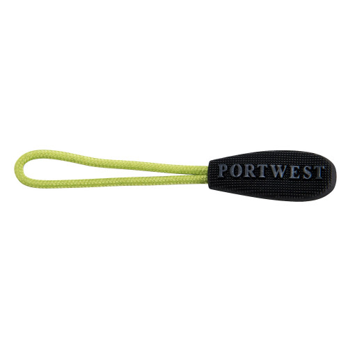 Portwest T900 Replaceable Zip Pullers, Lime Green