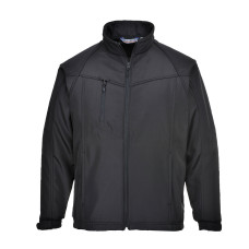 Portwest TK40 Men's Oregon Softshell Jacket (3L), Black