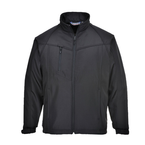 Portwest TK40 Men's Oregon Softshell Jacket (3L), Black