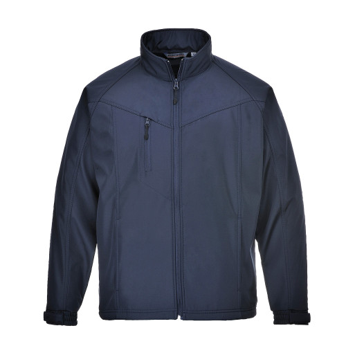 Portwest TK40 Men's Oregon Softshell Jacket (3L), Navy Blue