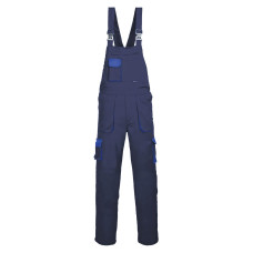 Portwest TX12 Portwest Texo Two-Tone Dungarees, Navy Blue