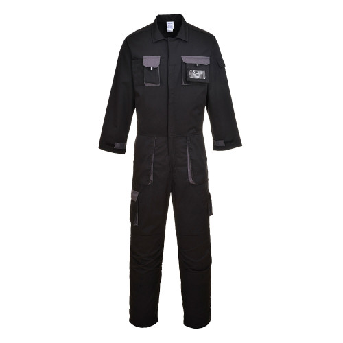 Portwest TX15 Portwest Texo Two-Tone Suit, Black
