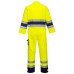 Portwest TX55 Nantes Hi-Vis Suit, Yellow/Navy Blue