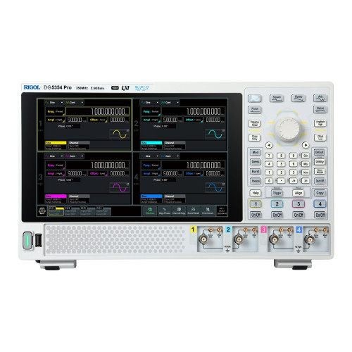 RIGOL DG5354 Pro Arbitrary Waveform Generator 350MHz, 2.5GSa/s, 4 Channels, 16 bits RIGOL DG5354 Pro Arbitrary Waveform Generator 350MHz, 2.5GSa/s, 4 Channels, 16 bits