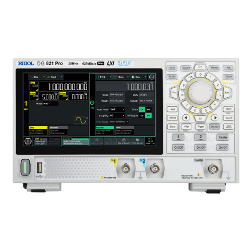 RIGOL DG821 Pro Arbitrary Waveform Generator 25MHz, 1 Channel, 625MSa/s, 16bits RIGOL DG821 Pro Arbitrary Waveform Generator 25MHz, 1 Channel, 625MSa/s, 16bits