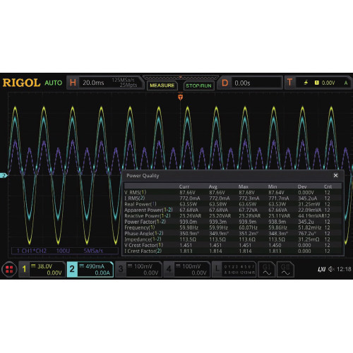 RIGOL MHO2000-PWRA Software option for Power analysis