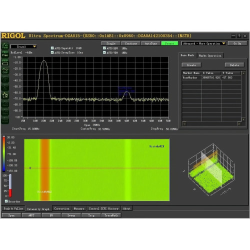 RIGOL Ultra Spectrum PC Software RIGOL Ultra Spectrum PC Software