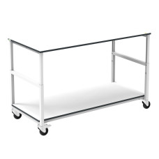 Carrello base ESD 1500x700 con 2 ripiani