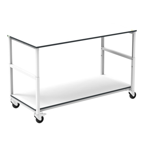 Carrello base ESD 1500x700 con 2 ripiani Carrello base ESD 1500x700 con 2 ripiani