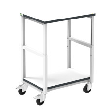 Carrello base ESD 500x700 con 2 ripiani