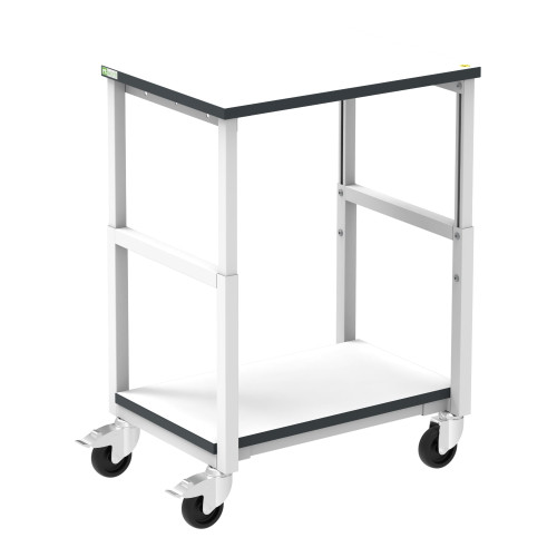 Carrello base ESD 500x700 con 2 ripiani Carrello base ESD 500x700 con 2 ripiani
