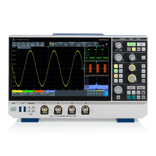 Rohde & Schwarz MXO34-500, 12-bit Oscilloscope 500MHz, 4 Channels