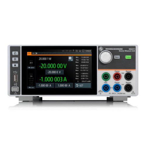 Rohde & Schwarz NGU411 Four-Quadrant Source Measure Unit (SMU), 20W Rohde & Schwarz NGU411 Four-Quadrant Source Measure Unit (SMU), 20W