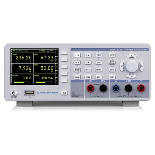 Rohde & Schwarz HMC8015COM, power analyzer with interfaces and compliance tests Rohde & Schwarz HMC8015COM, power analyzer with interfaces and compliance tests