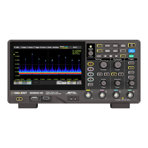 SIGLENT SDS804X HD Oscilloscope 70MHz, 4 Channels, 12-bit SIGLENT SDS804X HD Oscilloscope 70MHz, 4 Channels, 12-bit