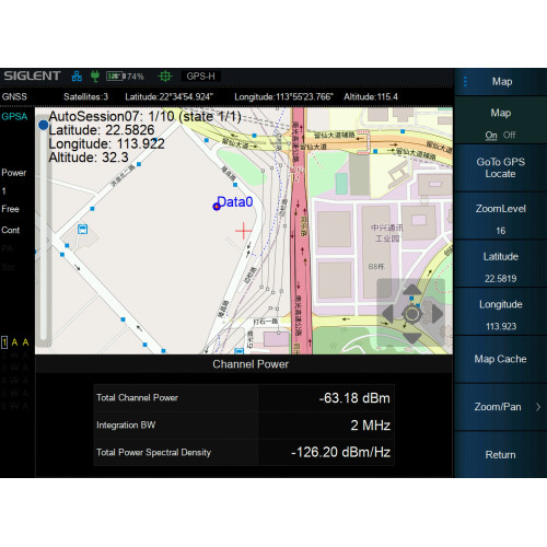 SIGLENT SHA860-MAP Software Option for Outdoor and Indoor Map SIGLENT SHA860-MAP Software Option for Outdoor and Indoor Map