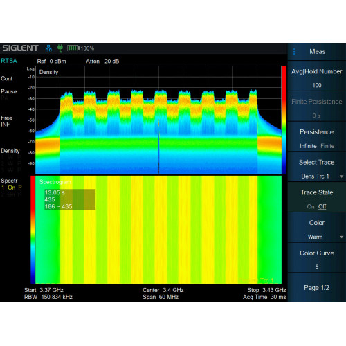 SIGLENT SHA860-RTA Software Option for Real-Time Spectrum Analysis SIGLENT SHA860-RTA Software Option for Real-Time Spectrum Analysis