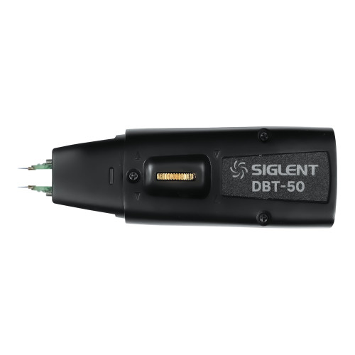 SIGLENT DBT-50 Adjustable Pin Head, SMP Interface, Connected to the Probe Amplifier