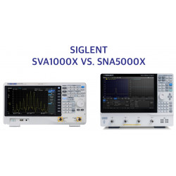SIGLENT SVA1000X and SNA5000A in comparison, vector network analyzers