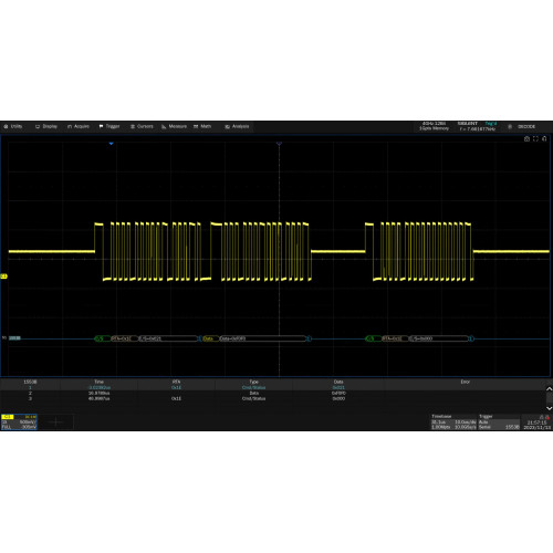 SIGLENT SDS7000A-1553B Software Activation MIL-STD-1553B Trigger and Decode for SDS7000A