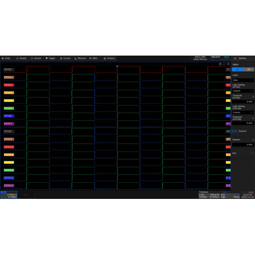 SIGLENT SDS7000A-16LA Opzione software per 16 canali digitali per SDS7000A SIGLENT SDS7000A-16LA Opzione software per 16 canali digitali per SDS7000A