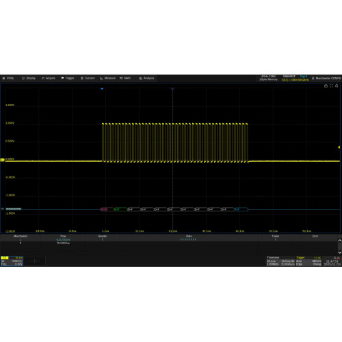 SIGLENT SDS7000A-Manch Software Activation Manchester Decode for SDS7000A