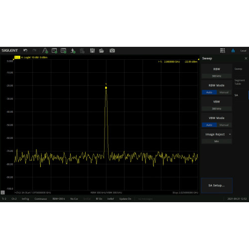 SIGLENT SNA5000-SA Software Option for Spectrum Analysis Function